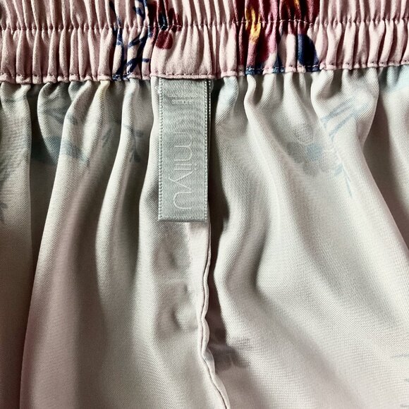 Simons Pink Floral and Striped Pajama Shorts - Picture 7 of 7